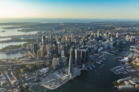 Aerial Image of BARANGAROO EARLY MORNING