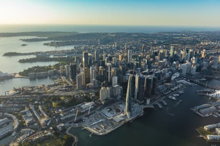 Aerial Image of BARANGAROO EARLY MORNING