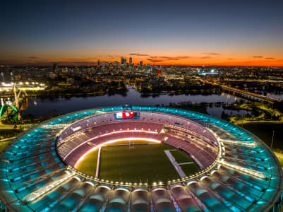 Aerial Image of OPTUS STADIUM PERTH