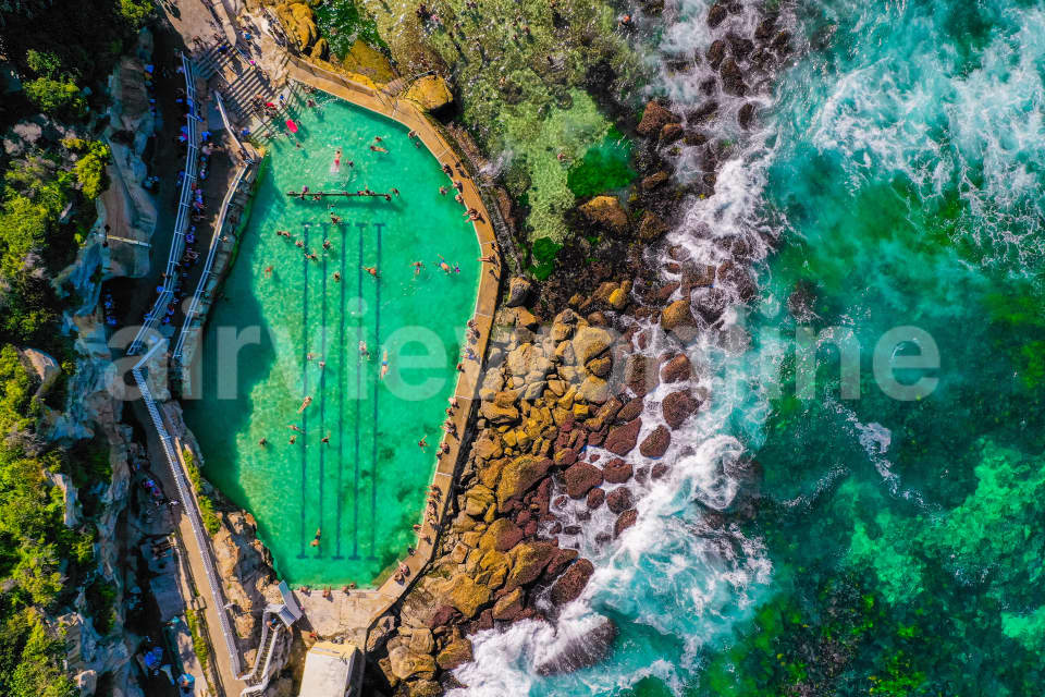 Aerial Image of Bronte Beach Baths