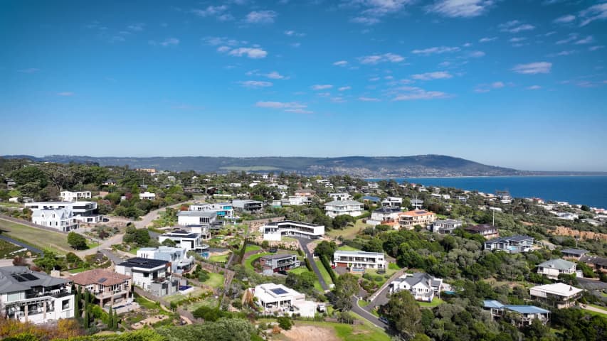 Aerial Image of MOUNT MARTHA PREMIUM HOMES WITH PORT PHILLIP VIEWS