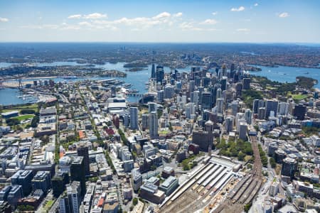 Aerial Image of HAYMARKET AND CENTRAL STATION