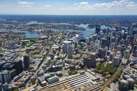 Aerial Image of HAYMARKET AND CENTRAL STATION