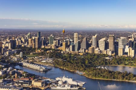Aerial Image of WOOLOOMOOLOO EARLY MORNING