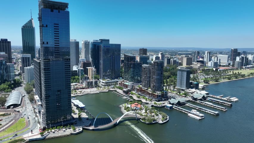 Aerial Image of PERTH CBD