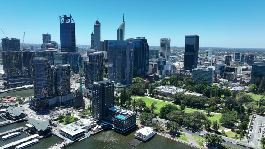 Aerial Image of PERTH CBD