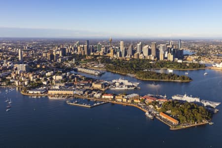 Aerial Image of GAREN ISLAND EARLY MORNING