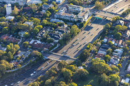 Aerial Image of WARRINGAH FREEWAY