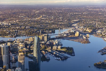 Aerial Image of PYRMONT EARLY MORNING