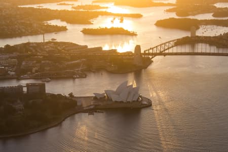 Aerial Image of SYDNEY DUSK - LIFESTYLE