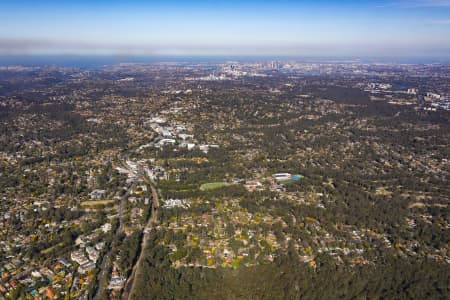 Aerial Image of TURRAMURRA