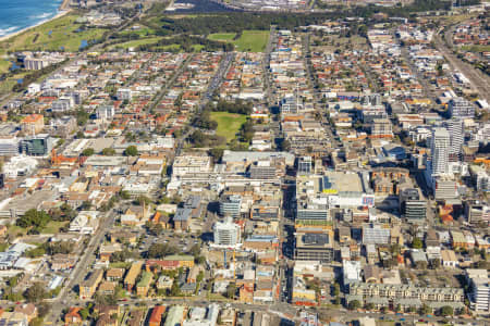Aerial Image of WOLLONGONG CBD
