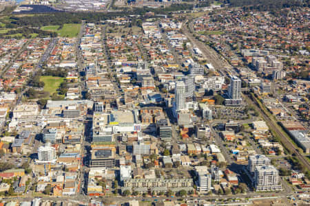 Aerial Image of WOLLONGONG CBD