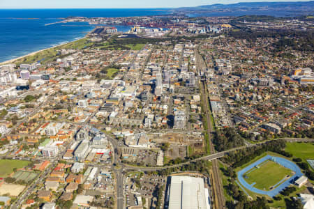 Aerial Image of WOLLONGONG CBD