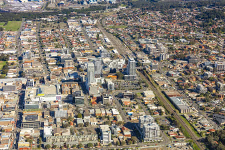 Aerial Image of WOLLONGONG CBD
