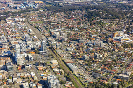 Aerial Image of WOLLONGONG STATION