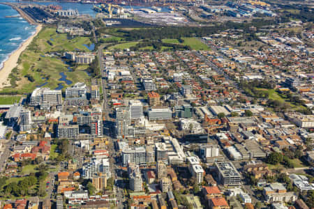 Aerial Image of WOLLONGONG CBD