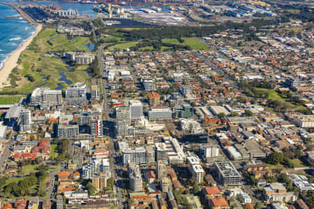 Aerial Image of WOLLONGONG CBD