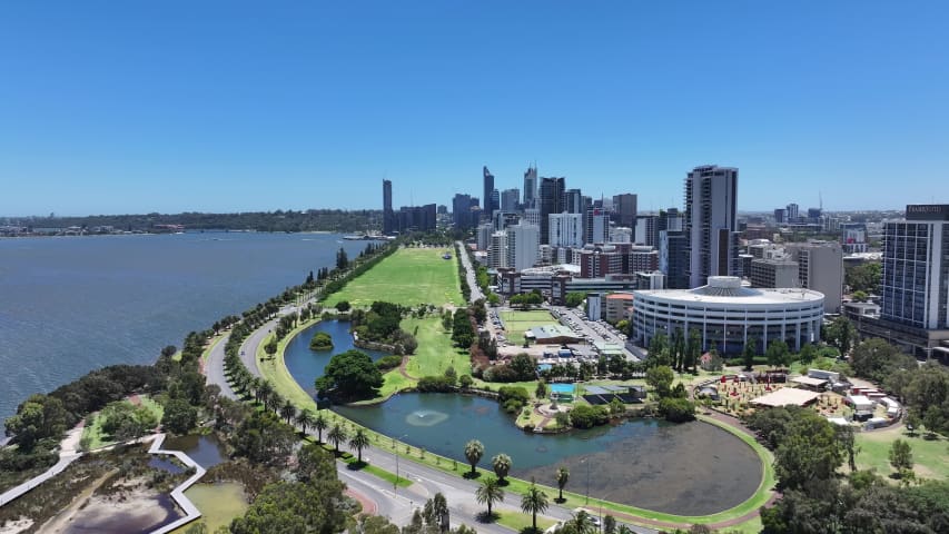 Aerial Image of EAST PERTH
