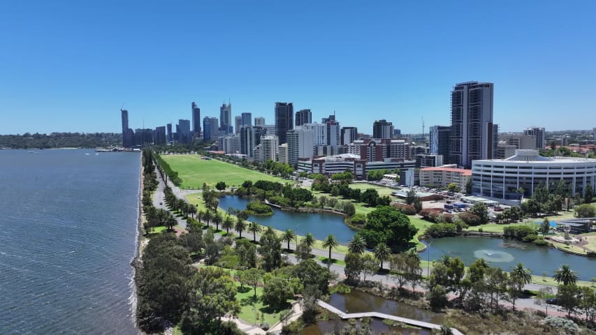 Aerial Image of EAST PERTH