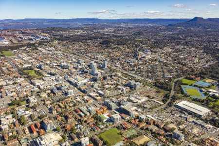 Aerial Image of WOLLONGONG CBD