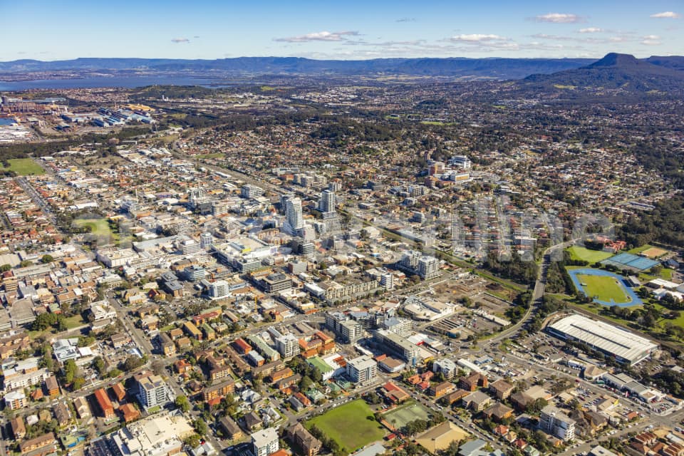 Aerial Image of Wollongong CBD