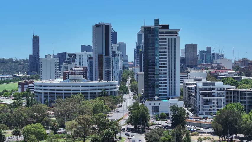 Aerial Image of EAST PERTH