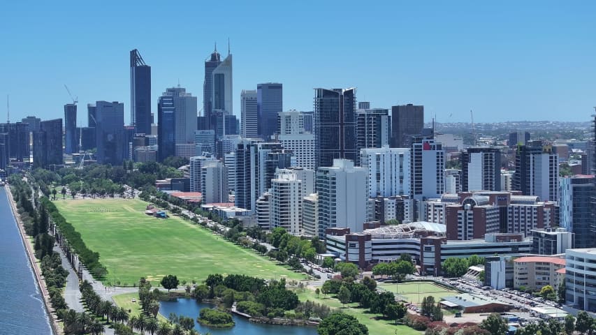 Aerial Image of LANGLEY PARK TO THE CITY