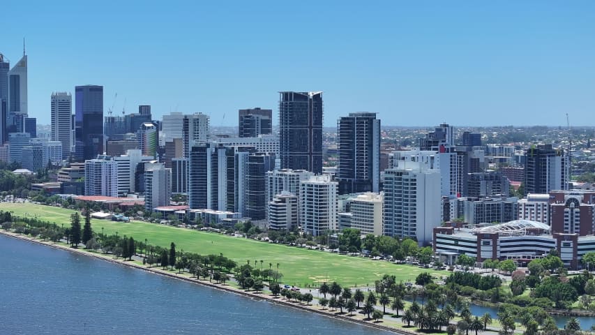 Aerial Image of EAST PERTH LANGLEY PARK