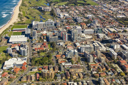 Aerial Image of WOLLONGONG CBD