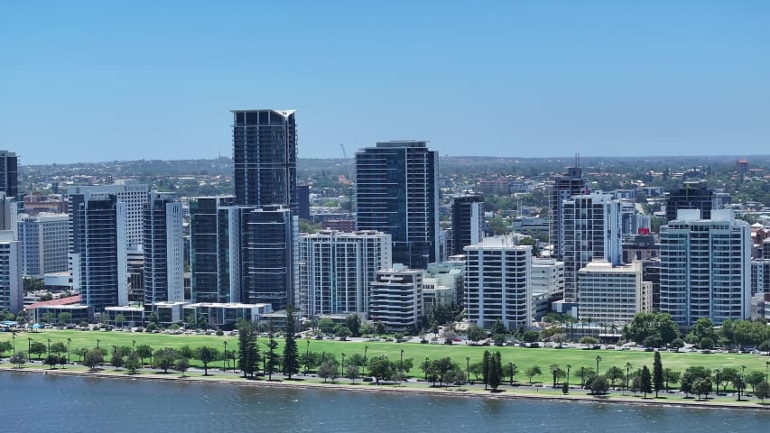 Aerial Image of EAST PERTH