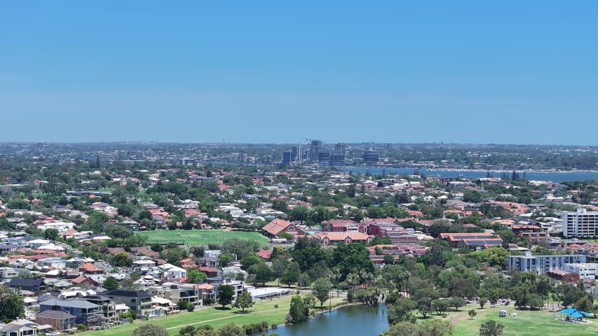 Aerial Image of SOUTH PERTH