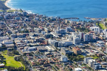 Aerial Image of WOLLONGONG CBD