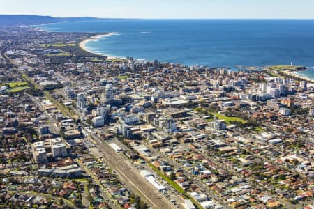 Aerial Image of WOLLONGONG CBD