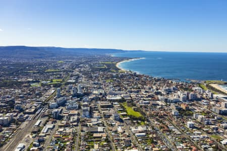 Aerial Image of WOLLONGONG CBD