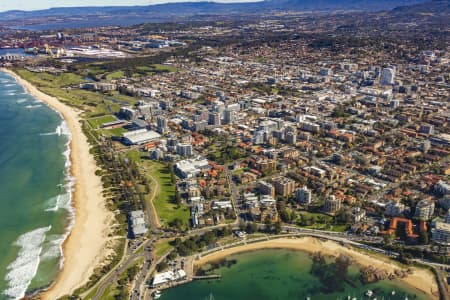 Aerial Image of WOLLONGONG BEACH