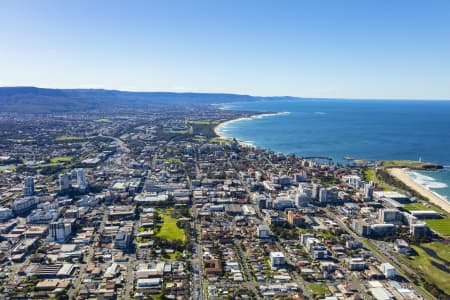 Aerial Image of WOLLONGONG CBD