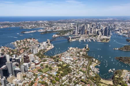 Aerial Image of MCMAHONS POINT