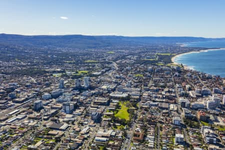 Aerial Image of WOLLONGONG CBD