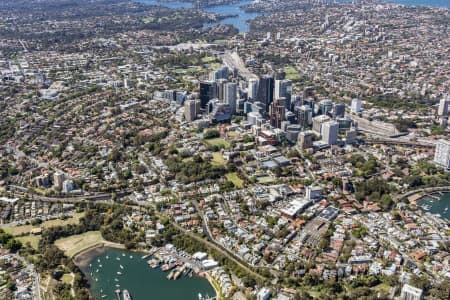 Aerial Image of MCMAHONS POINT