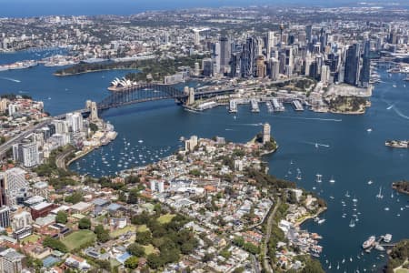 Aerial Image of MCMAHONS POINT