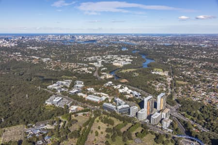 Aerial Image of NORTH RYDE