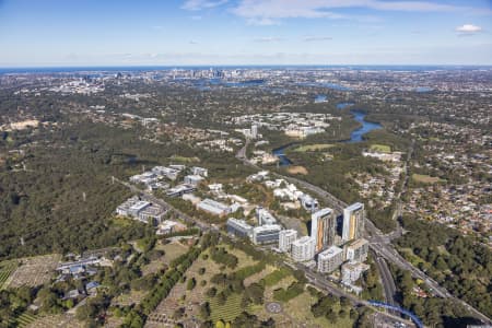 Aerial Image of NORTH RYDE