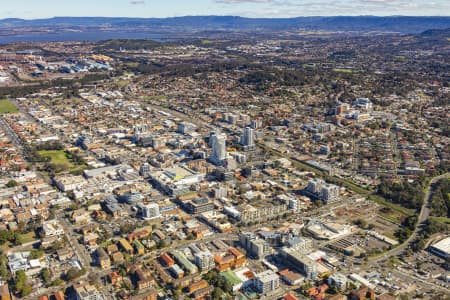 Aerial Image of WOLLONGONG CBD