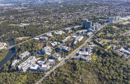 Aerial Image of NORTH RYDE