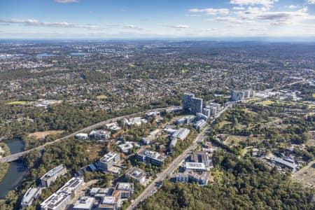 Aerial Image of NORTH RYDE