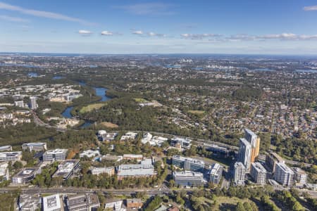 Aerial Image of NORTH RYDE