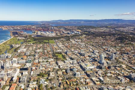 Aerial Image of WOLLONGONG CBD