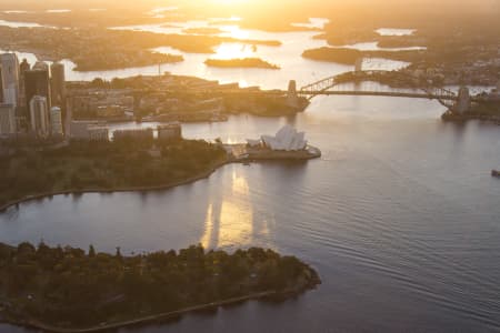 Aerial Image of SYDNEY DUSK