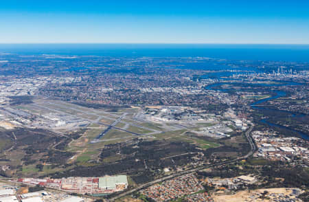 Aerial Image of SOUTH GUILDFORD TOWARDS PERTH CBD AND PERTH AIRPORT
